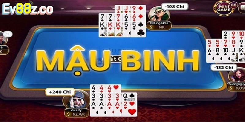 Chi tiết về cách chơi trong game bài mậu binh online EV88