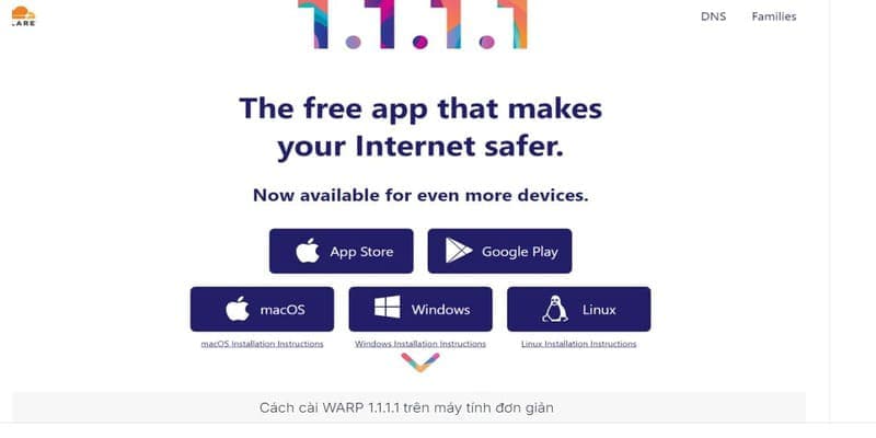 Khám phá chi tiết về công cụ vượt chặn 1.1.1.1