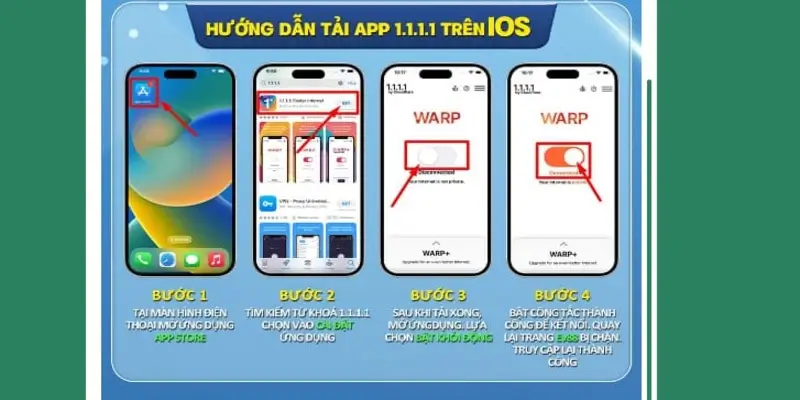 Hướng dẫn chi tiết về cách tải 1.1.1.1 vượt chặn EV88 chi tiết cho điện thoại